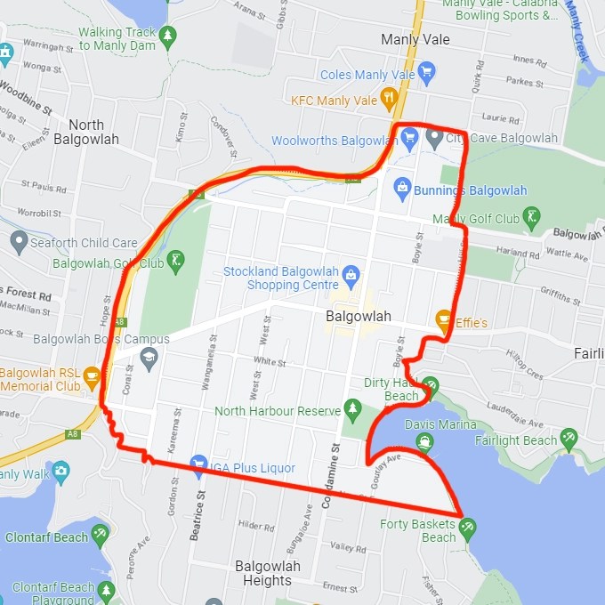 Areas We Serve Prestige Coatings Sydney S Top Painting Service Balgowlah Map Image.webp