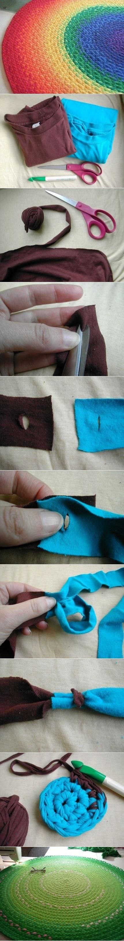 10 DIY Ideas to Make Rug - Pretty Designs