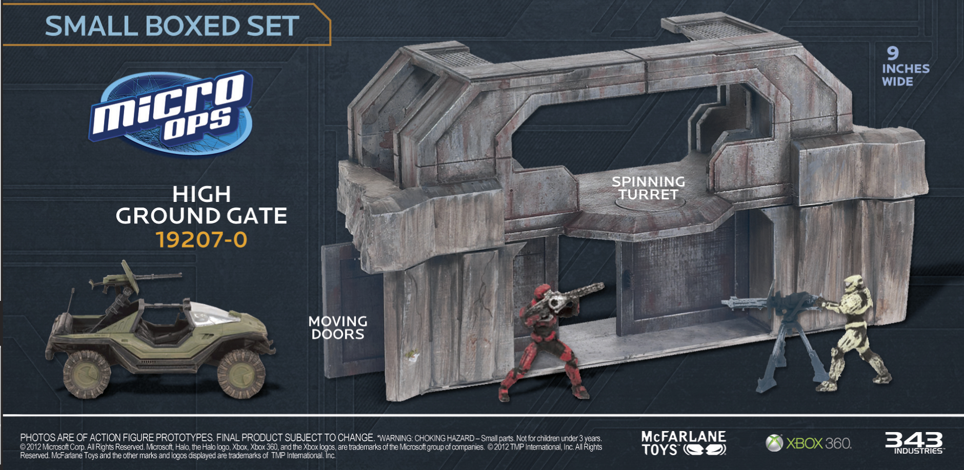 Halo Micro Ops Series 1 Falcon High Ground Bunker Official Photos Halo Toy News Whats the best way to make it to the High Ground.