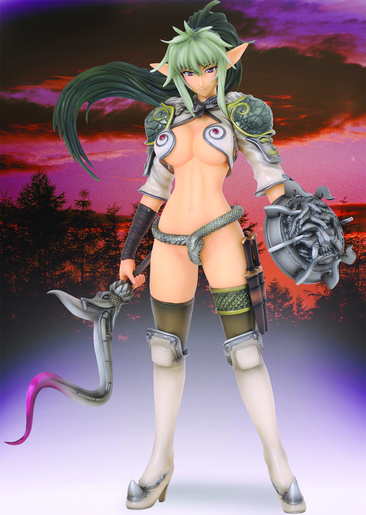 AUG128315 - QUEENS BLADE ECHIDNA PVC FIG (MR) - Previews World