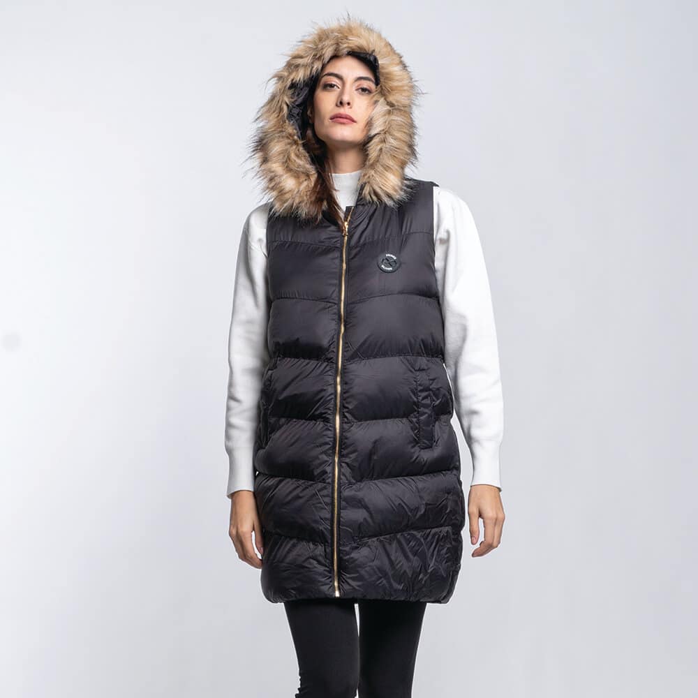  Prince Oliver Γυναικείο Vest Μαύρο 2026