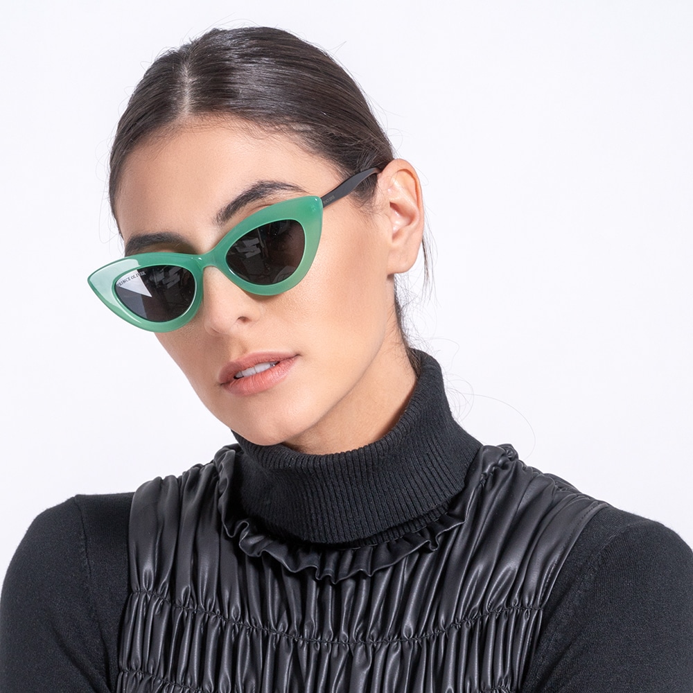  Prince Oliver Γυαλιά Ηλίου Cat Eye Πράσινα 