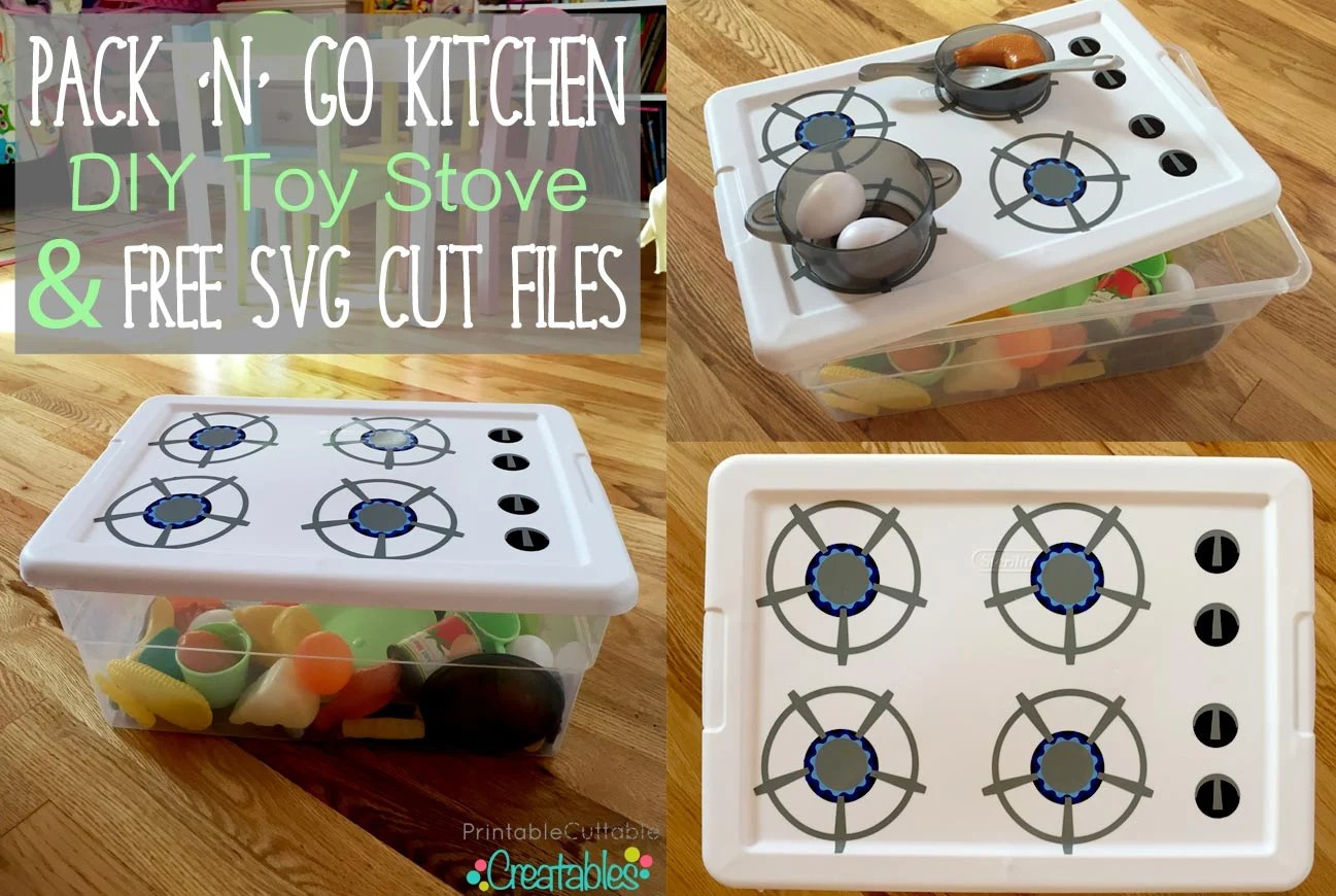 Terbaru Pack N Go Kitchen Diy Toy Stove Tutorial Free Svg Cut Files SVG PNG EPS DXF File
