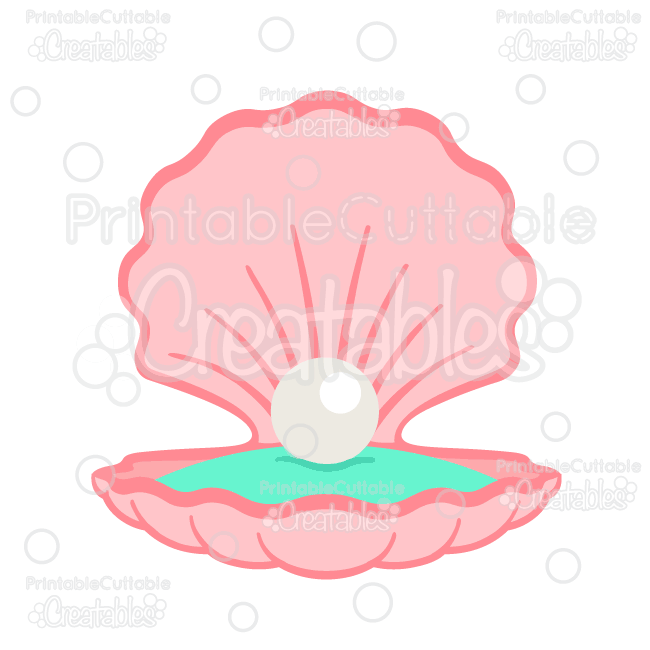 Coronavirus , lockdown , cricut svg , bunny , easter , svg cut file. Clam With Pearl Svg Cut File Clipart For Cricut