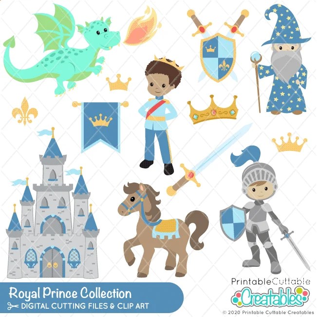 10 ways to use the cricut maker for quilting: Royal Prince Svg File Clipart Set For Silhouette Cricut