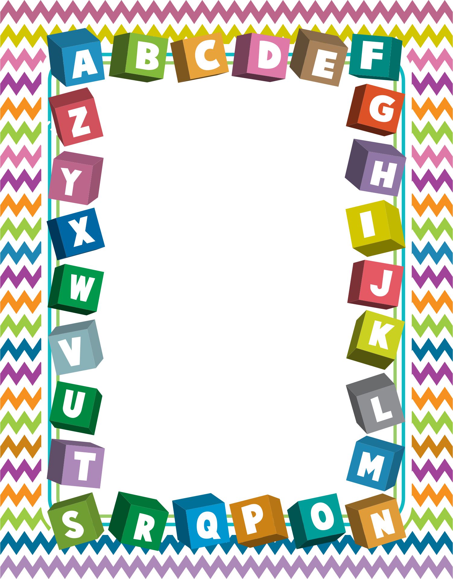 8 best images of preschool border frame printables free