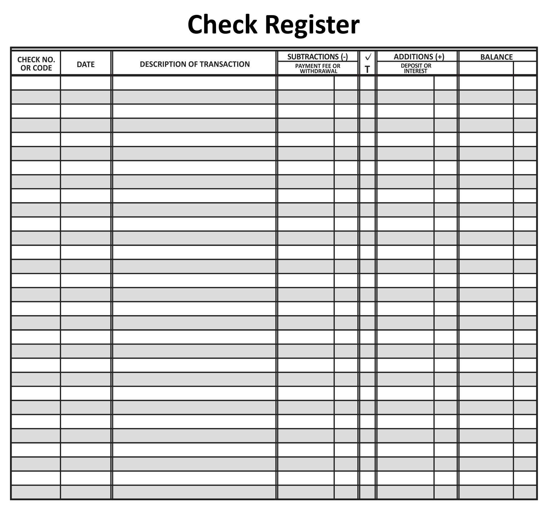 Printable Checkbook Register Pdf Jenny Printable Check Register Template Pdf 