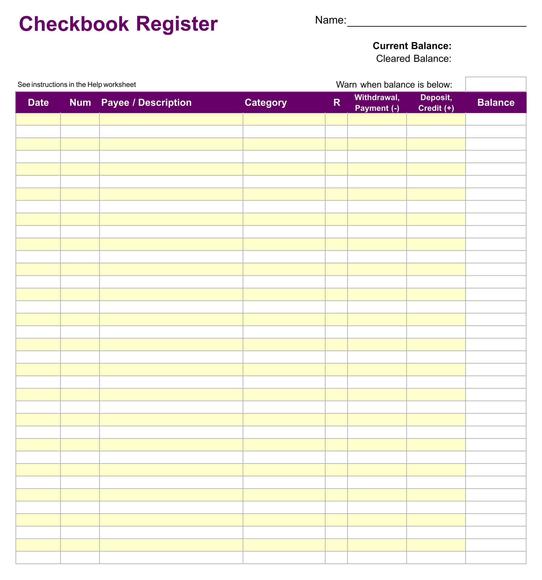 10 best check register full page printable pdf for free at printablee