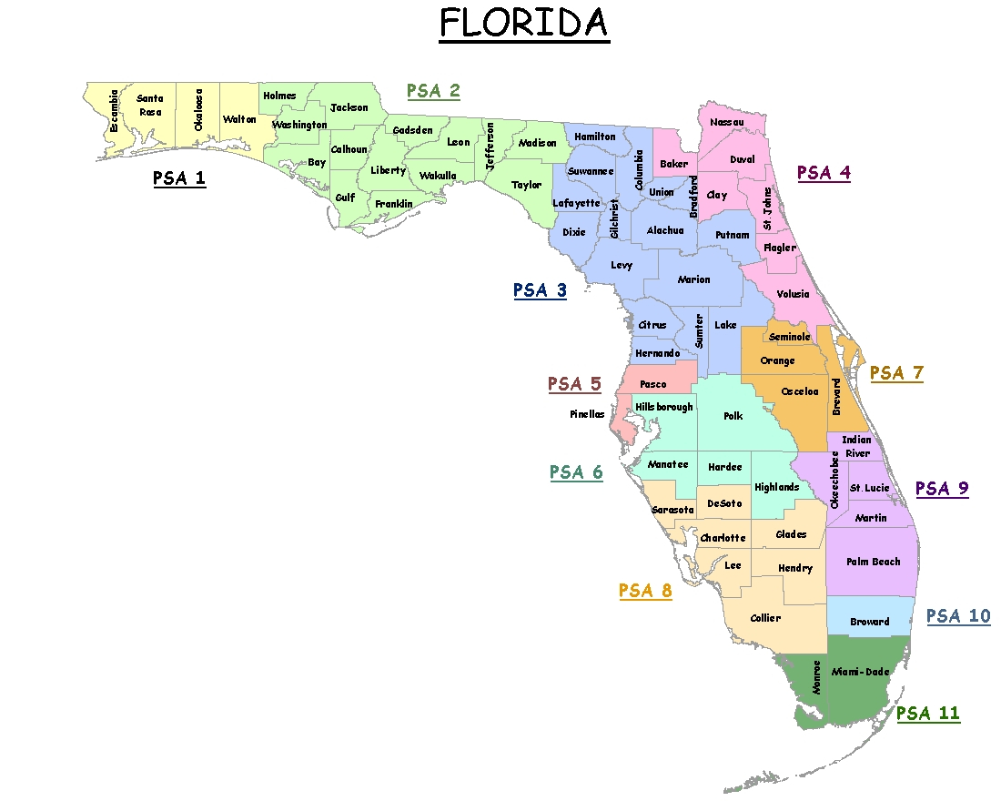Map Of Florida Counties Free Printable Printables Templates Free 2016 Florida County Profiles 