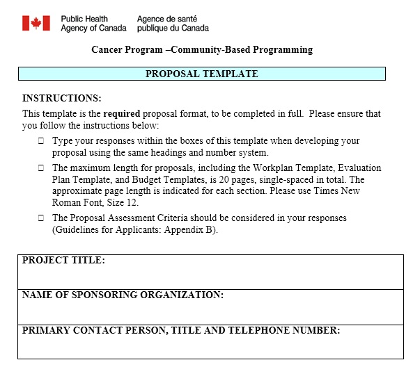 13 Free Sample Government Project Proposal Templates Printable Samples