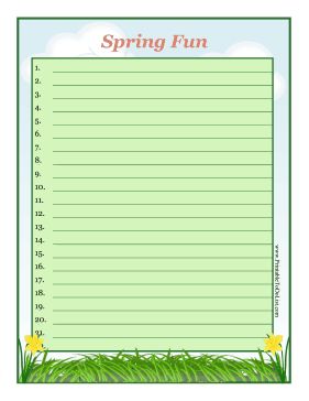 Spring Fun List Countdown Poster Partyinapinch - Incredible Ocean Photo - Ultra HD