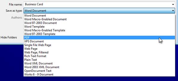 How To Design A Business Card Using Word Printit4less Printit4less