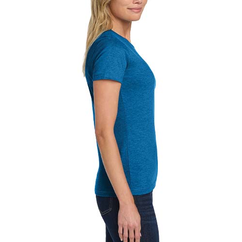 side view of Gildan Softstyle Women's T-Shirts