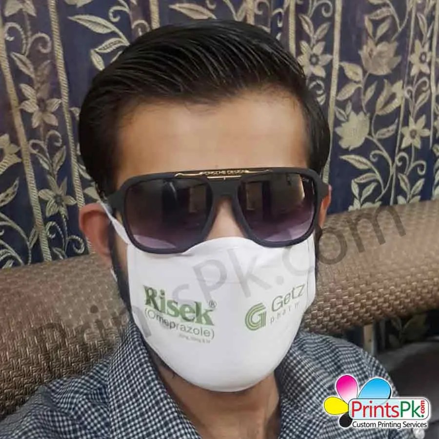 Alternative view of Custom Face Mask Printing Your Company Logo Printed Masks