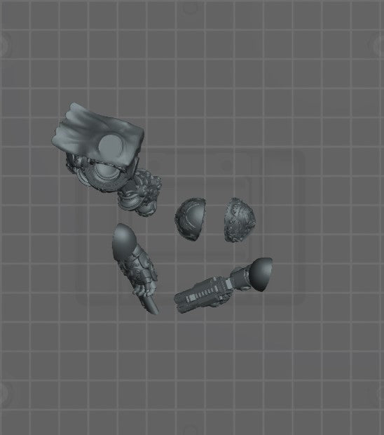 Captain in terminator armour proxies warhammer stl