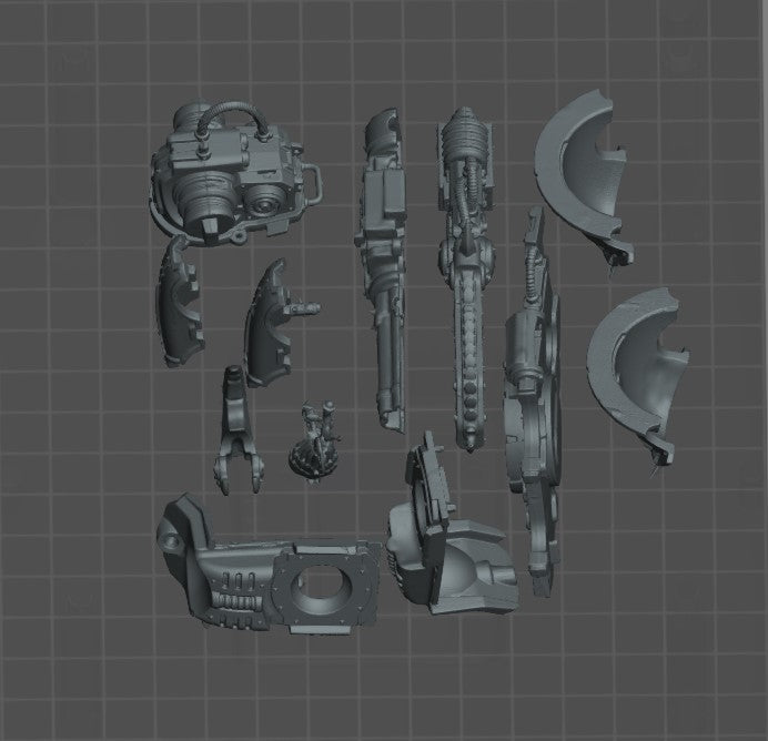 Chaos Knight Wardogs proxies 40k warhammer