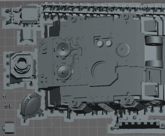 Chaos Marine Vindicator proxies warhammer 40k stl