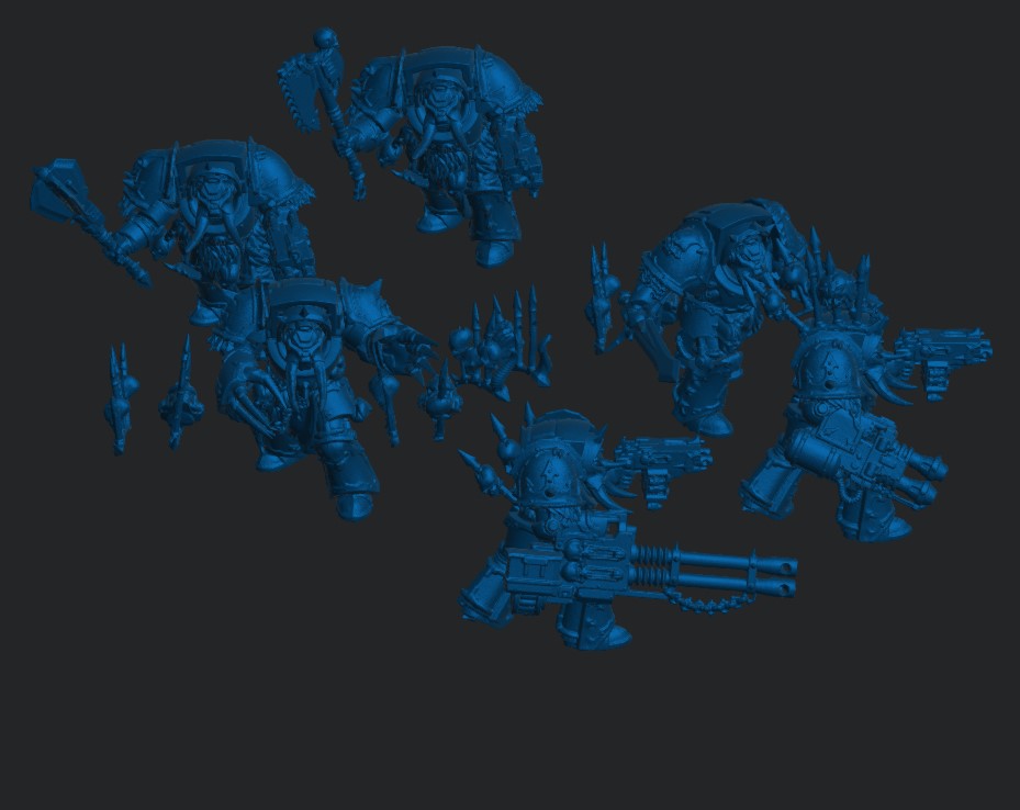 Chaotic exterminators 40k warhammer stl