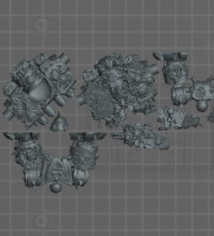 Death guard dreadnought claw proxies warhammer 40k stl