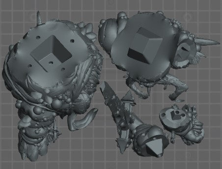 Golgorath the Bloated great unclean proxies stl warhammer 40k