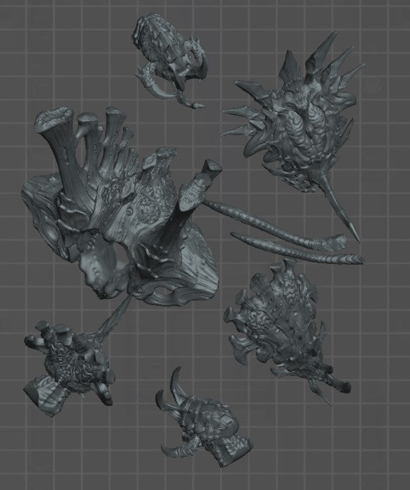 Norn Assimilator proxies warhammer 40k stl