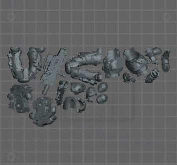 Space Marines Primaris Eradicators proxies warhammer stl