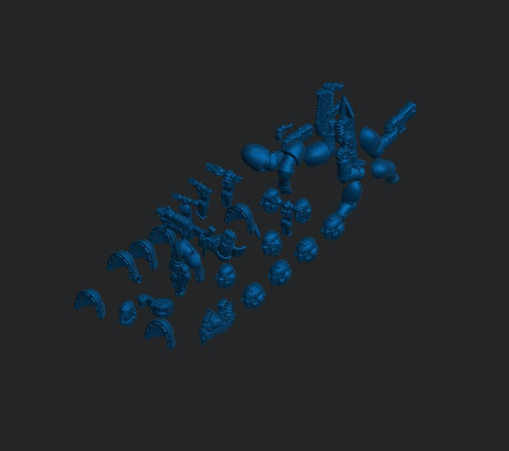 Space Wolves combat patrol set warhammer 40k stl