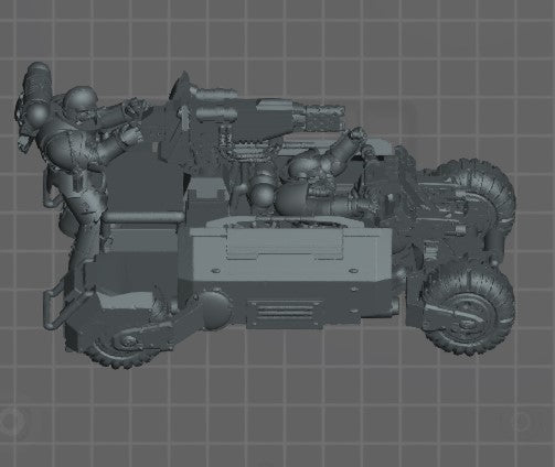 Space marine Invader ATV proxies warhammer 40k stl
