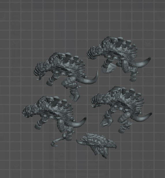 Tyranids Barbgaunts proxies 40k warhammer stl
