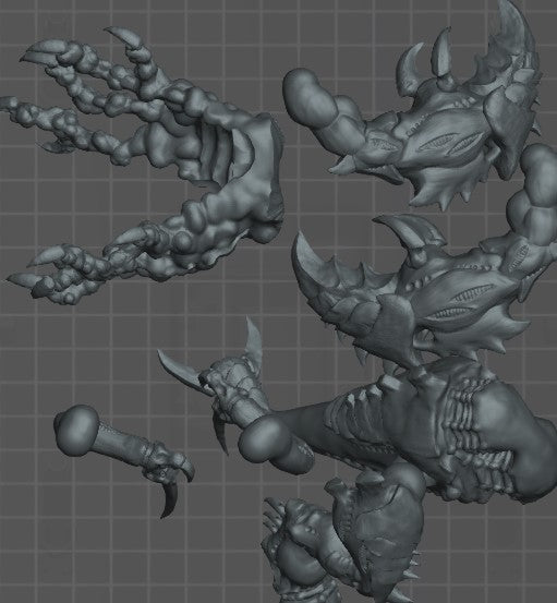 Tyranids Haruspex proxies warhammer 40k stl
