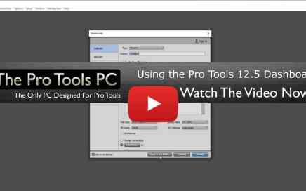 Pro Tools 12.5 Dashboard video tutorial