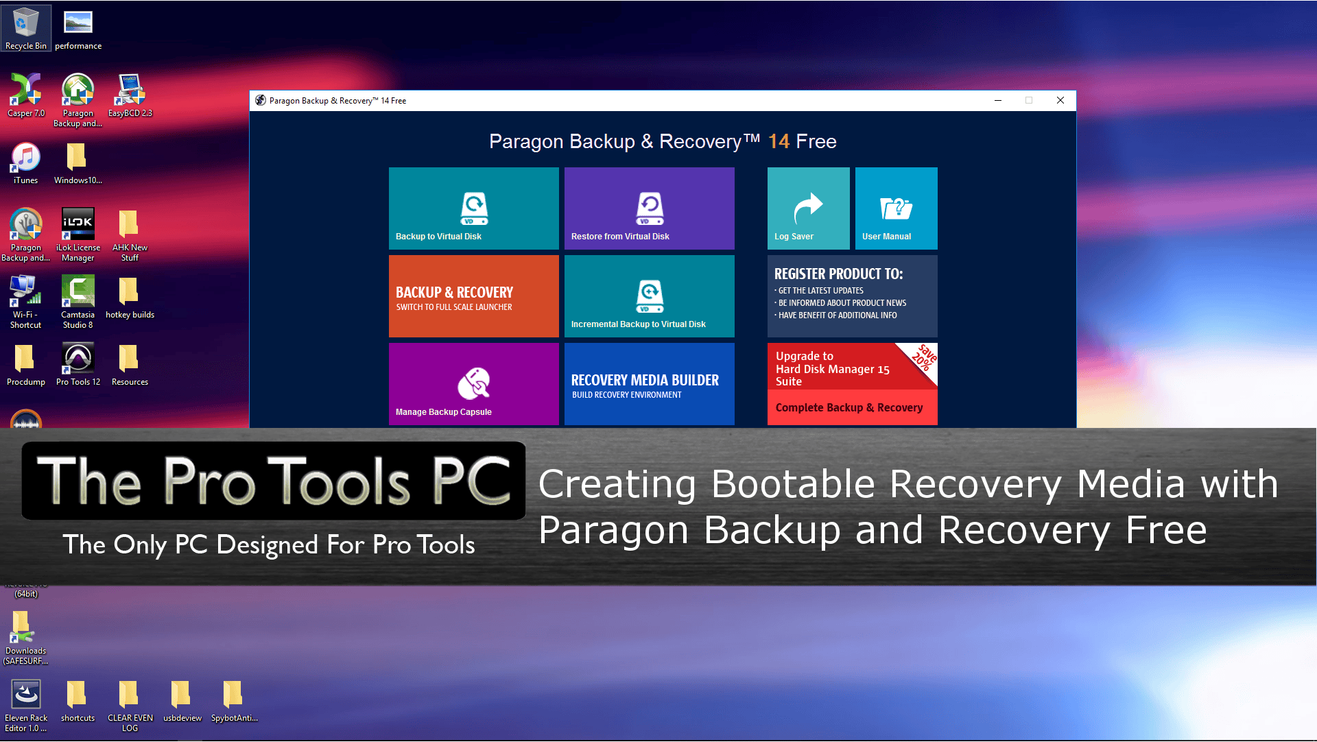 Paragon Recovery Media Builder