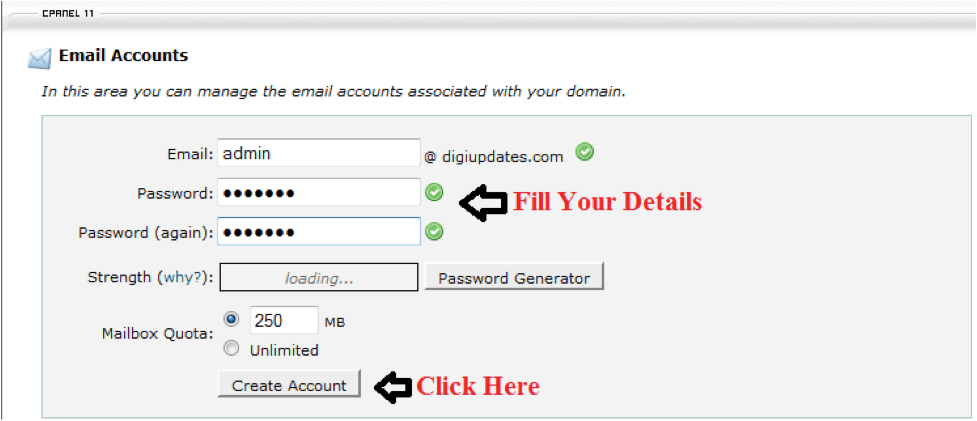 How to set up an email account that uses your domain name