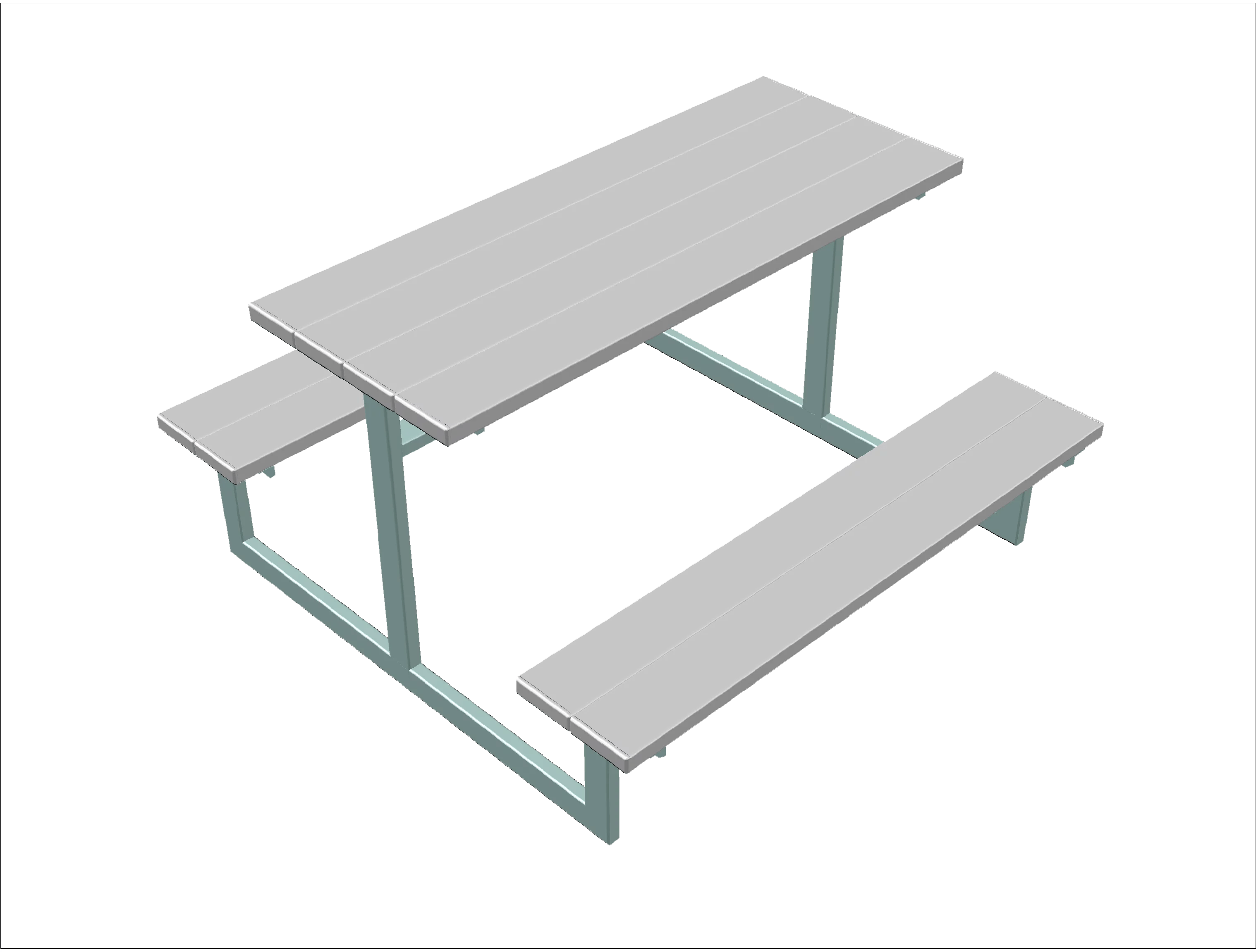 Mesa de Picnic PVC (MPVC-1)