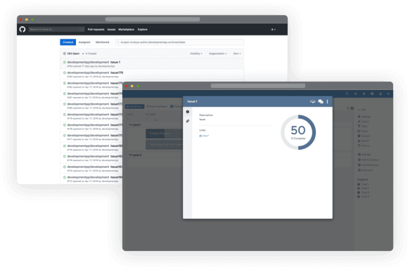 5 Steps For Integrating Github With Your Roadmap Tool Productplan - Download Modern Minimal Illustration | Desktop