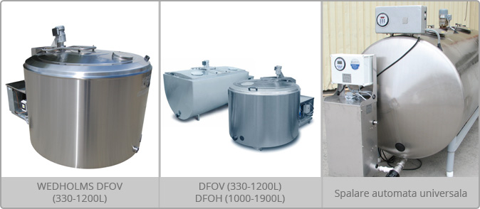 Sunt echipate cu agitator si . Tancuri De Racire Lapte Cilindric Verticale Deschise 200 1600l