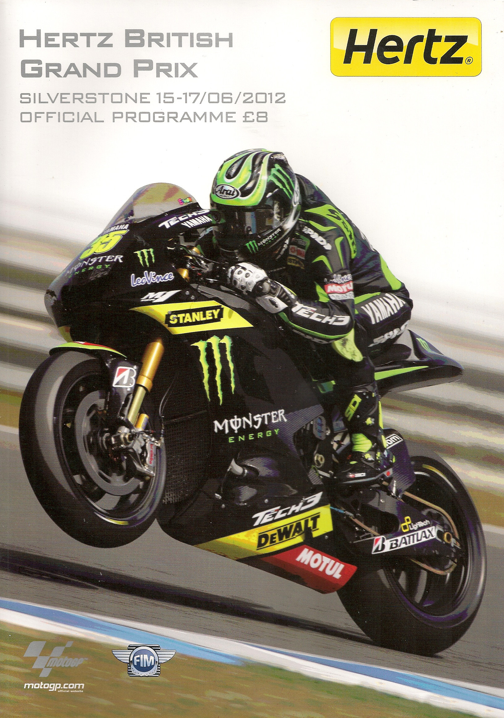 2012 Motogp Class Fim Grand Prix World Championship