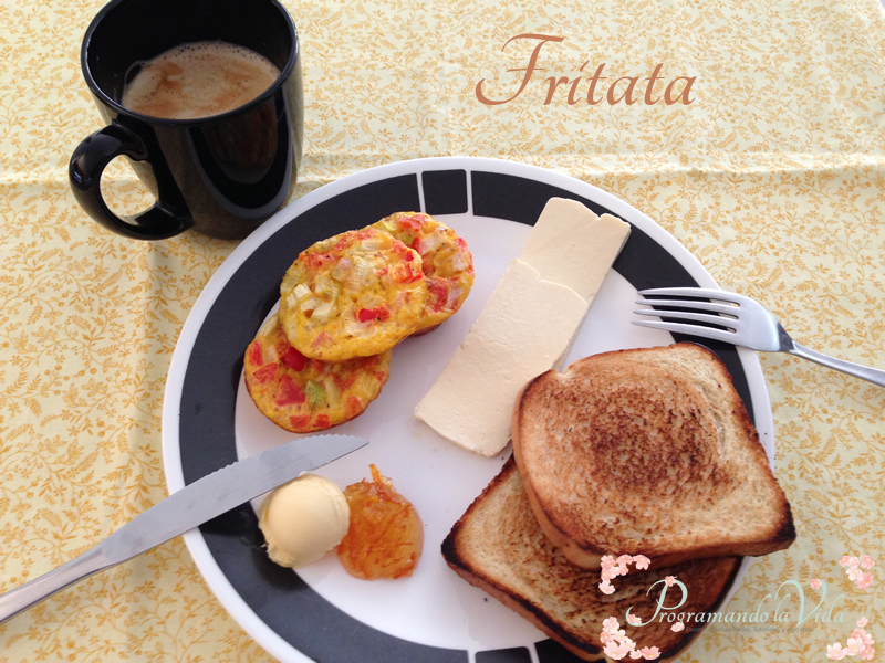 Huevos Revueltos al Horno-Frittata