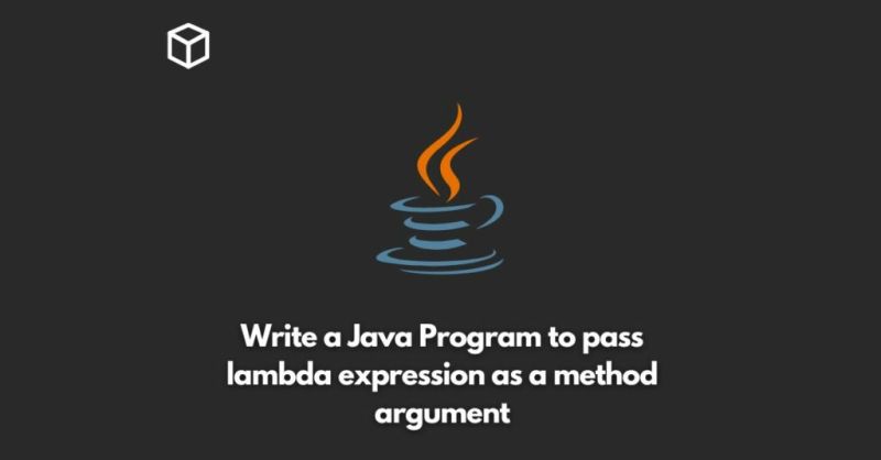 Java Program To Pass Lambda Expression As A Method Argument Vultr Docs - Ocean Arts - High Quality HD Collection