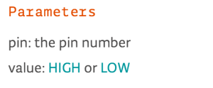 Parameters