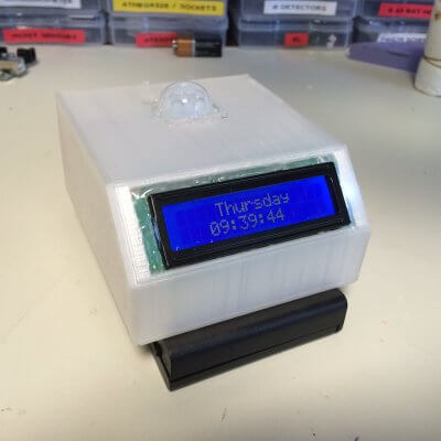 PIR 3D Printed Clock__op