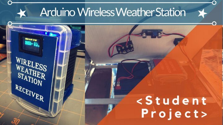 Wireless Weather Monitoring With HC-12 Long Range Transceivers :: Student Project