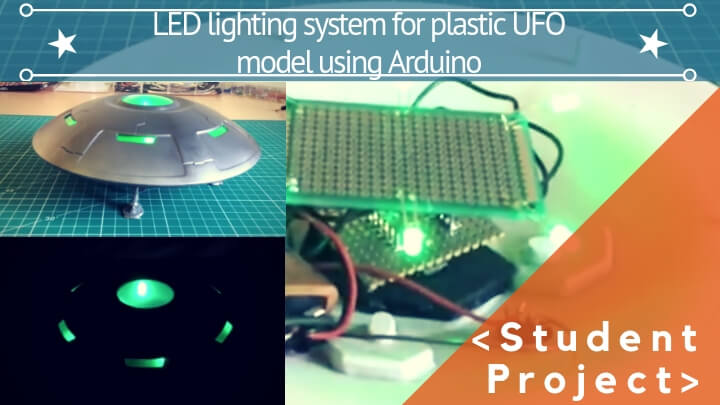 LED lighting system for plastic UFO model using Arduino :: Student ...