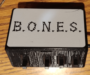 3D printed enclosure for Arduino amd batteries