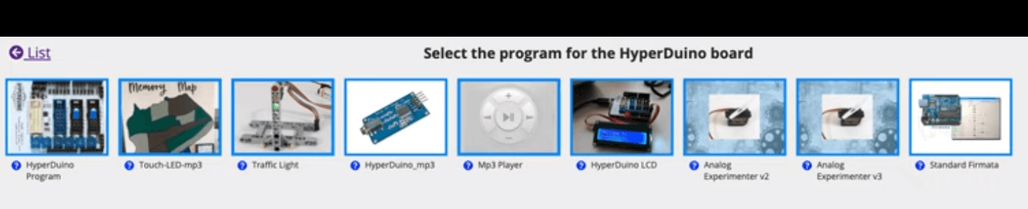 Arduino HyperDuino code examples