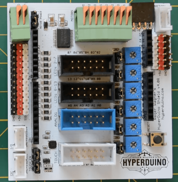 Arduino HyperDuino +R shield