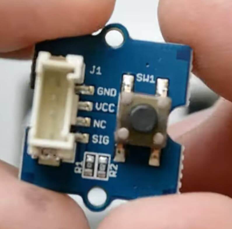 Grove System push-button module by Seeed Studio
