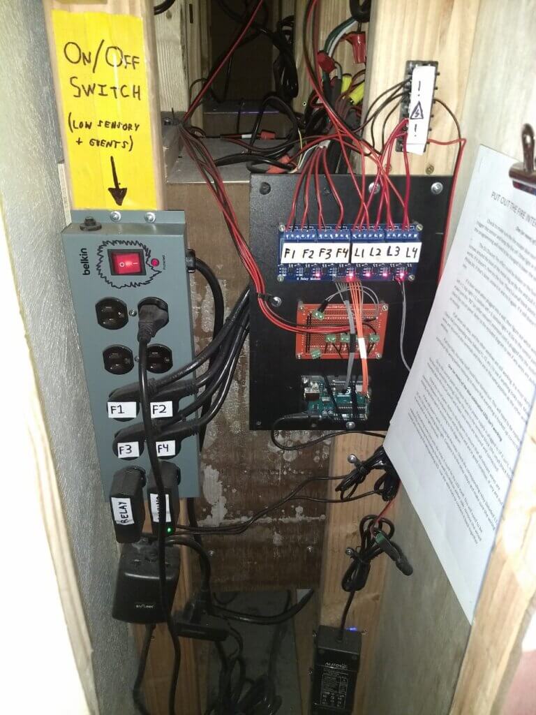 Arduino and controls at museum