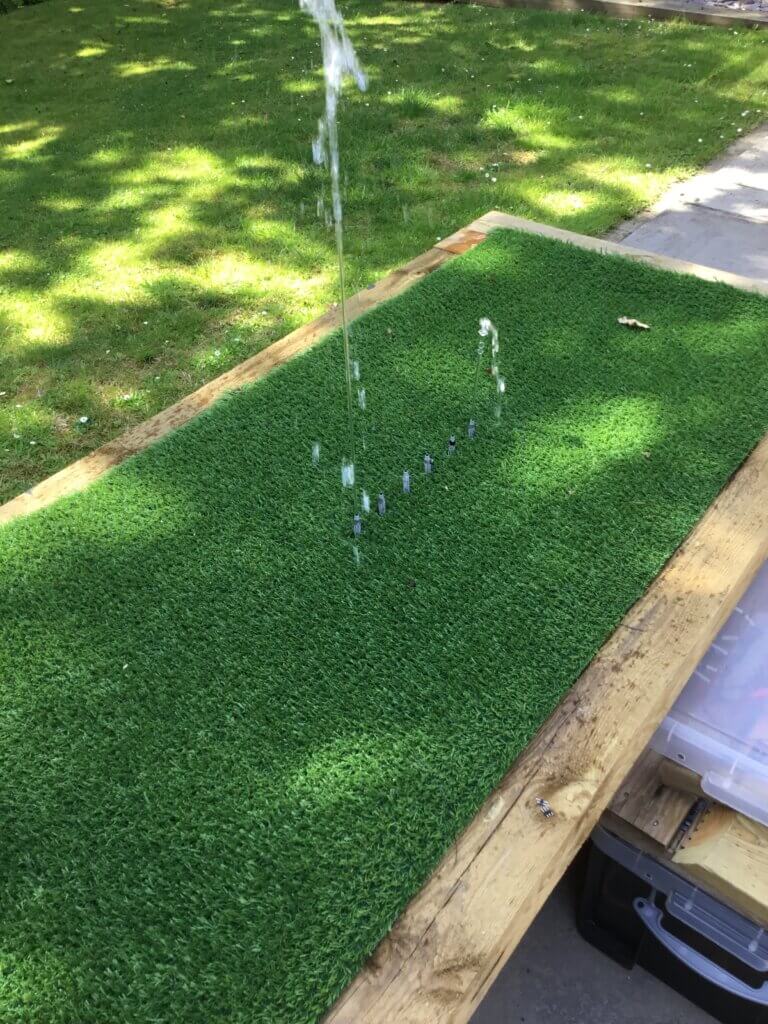 Water jets controlled by Arduino