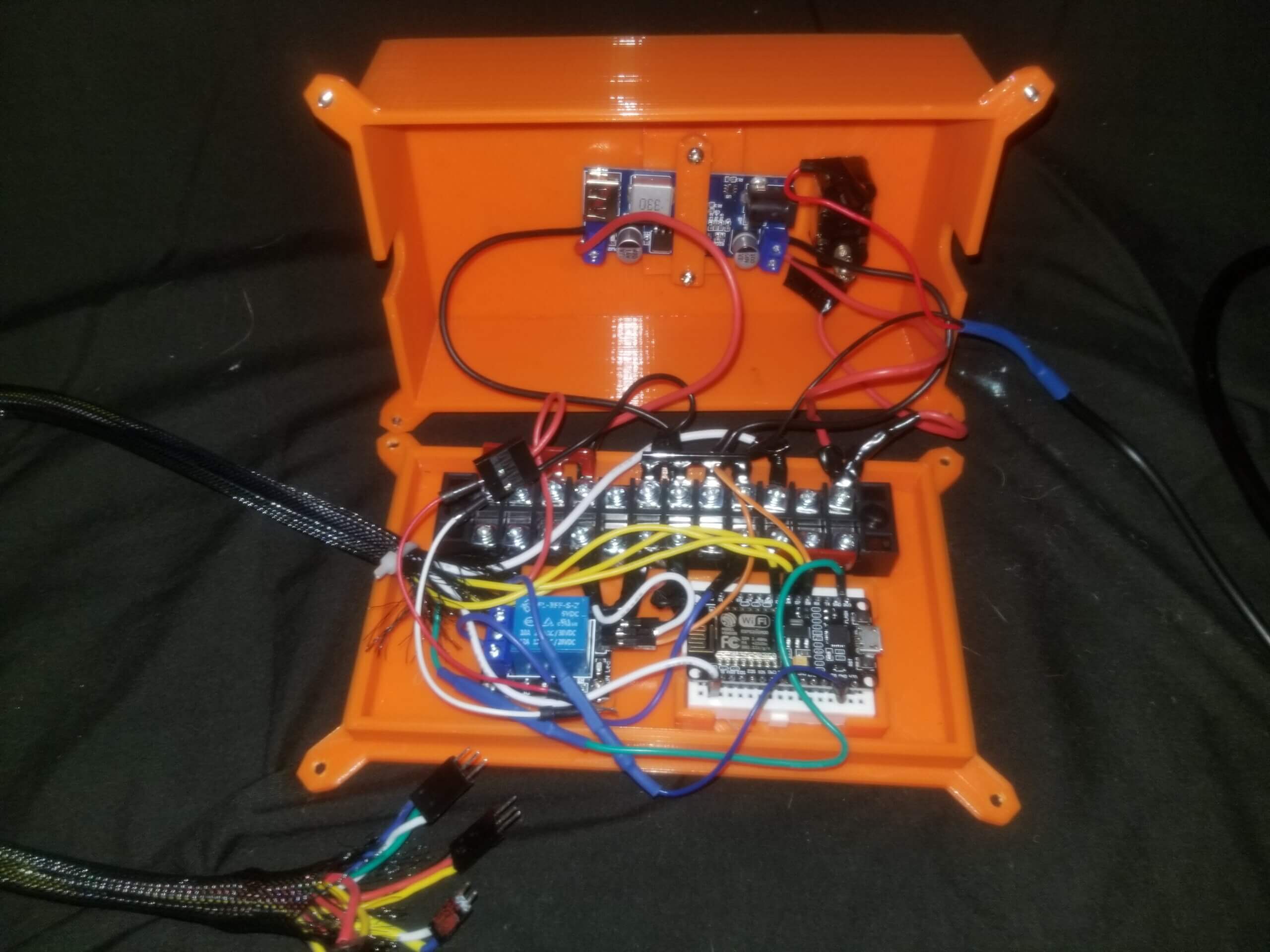 Arduino Hydroponics - Enclosure open